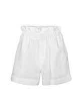 Load image into Gallery viewer, White Shorts Set | Square Neck Sleeveless Top Shorts Set
