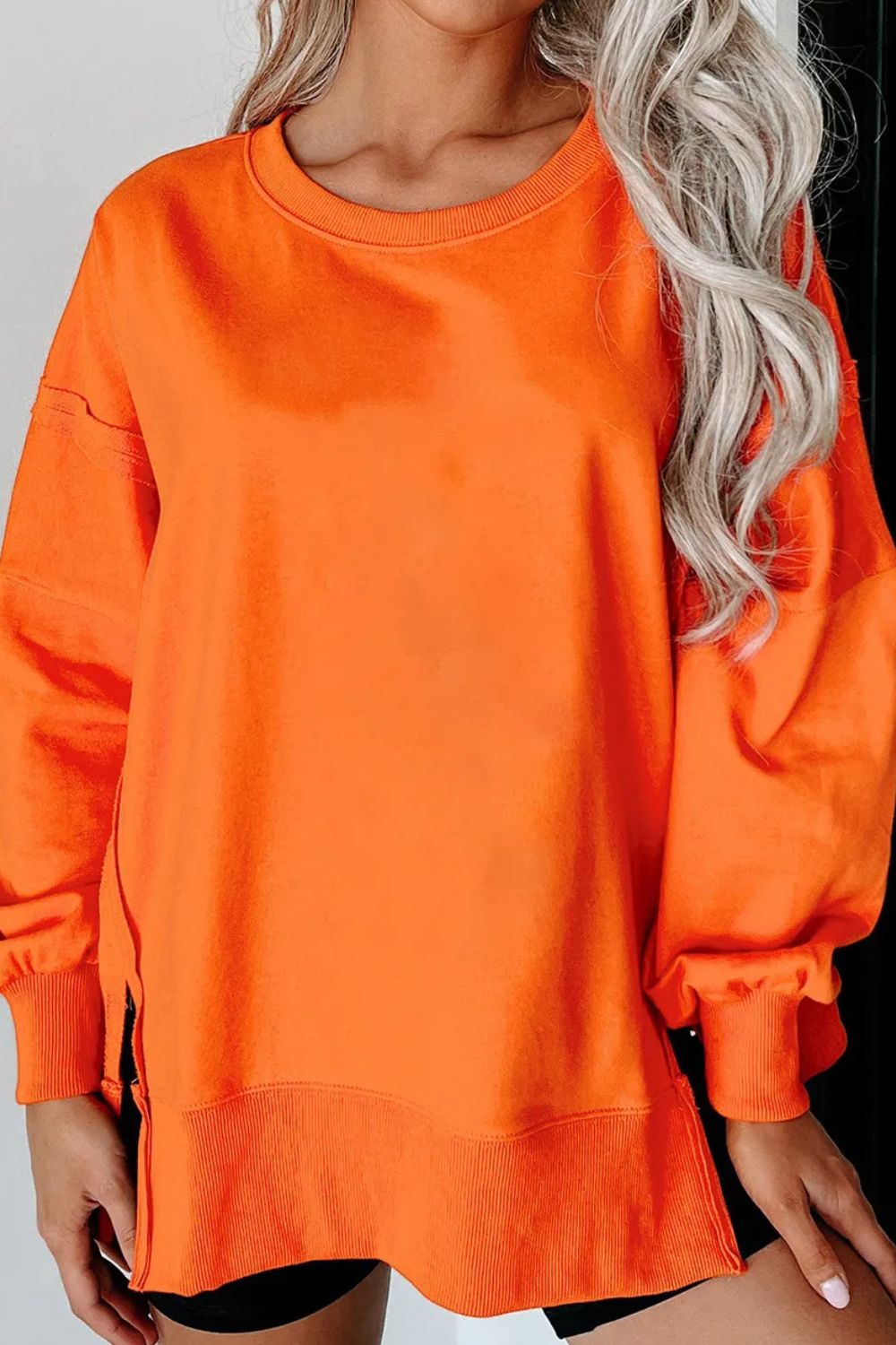 Exposed Seam Sweatshirt