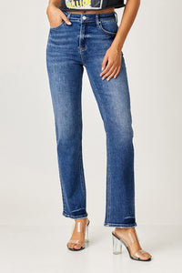 Straight Jeans | RISEN Mid Rise Slim Jeans