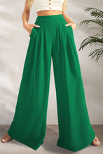 Load image into Gallery viewer, Womens Wide Leg Pants | Pocketed High Waist Wide Leg Pants | pants
