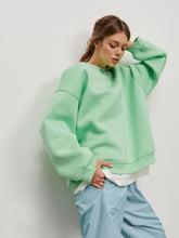 Load image into Gallery viewer, Oversize Round Neck Sweatshirt | Dropped Shoulder
