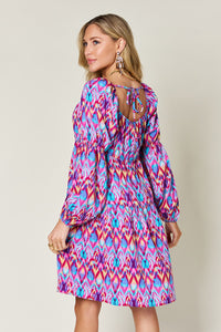 Womens Dress | Double Take Full Size Printed Long Sleeve Dress | Dresses/Floral Dresses