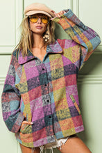 Load image into Gallery viewer, Plaid Jacket | Multi-Color Pocketed Shacket
