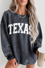 Load image into Gallery viewer, Gray TEXAS Graphic Corded Pullover Sweatshirt | Graphic/Graphic Sweatshirts
