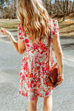 Load image into Gallery viewer, White Ruffled Tank Floral Dress | Dresses/Floral Dresses
