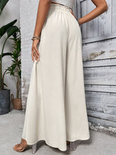 Load image into Gallery viewer, Wide Leg Pants | Tied High Waist Wide Leg Pants
