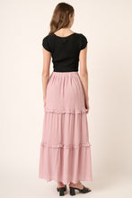 Load image into Gallery viewer, High Waist Frill Skirt with Drawstring
