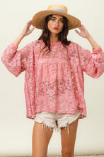 Load image into Gallery viewer, Womens Blouse | BiBi Floral Lace Long Sleeve Top | Tops/Blouses &amp; Shirts
