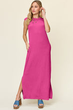 Load image into Gallery viewer, Pink Maxi Dress | Full Size Mock Neck Dress
