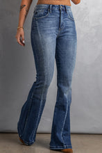 Load image into Gallery viewer, High Waist Flare Jeans with Pockets | Bottoms/Jeans
