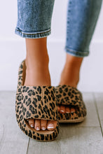 Load image into Gallery viewer, Leopard Print Thick Sole Slip On Slippers | Shoes &amp; Bags/Slippers
