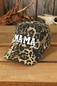 Leopard MAMA Embroidered Leopard Baseball Cap | Accessories/Hats & Caps