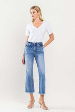 Load image into Gallery viewer, High Rise Cropped Jeans | Full Size Flared Leg Jeans
