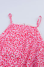 Load image into Gallery viewer, Pink Leopard Print Sleeveless Mini Dress with Waist Tie | Dresses/Mini Dresses
