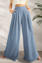 Load image into Gallery viewer, Womens Wide Leg Pants | Pocketed High Waist Wide Leg Pants | pants
