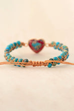 Load image into Gallery viewer, Handmade Heart Natural Stone Bracelet
