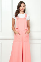 Load image into Gallery viewer, Pink Overalls | Wide Strap French Terry Overalls
