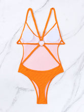 Load image into Gallery viewer, Backless Spaghetti Strap One-Piece Swimwear
