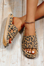 Load image into Gallery viewer, Leopard Print Thick Sole Slip On Slippers | Shoes &amp; Bags/Slippers
