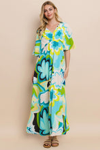 Load image into Gallery viewer, Maxi Dress | Floral Printed Slit Maxi Dress
