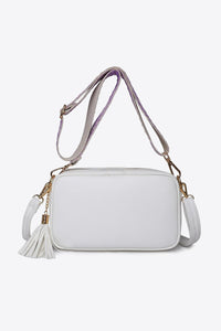 Leather Tassel Cross Body Satchel Bag