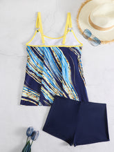 Load image into Gallery viewer, Two Piece Swimsuit | Printed Round Neck Swim Set

