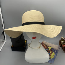 Load image into Gallery viewer, Paper Braided Wide Brim Hat
