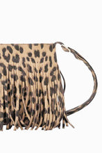 Load image into Gallery viewer, Leather Fringe Sling Cross Body Bag
