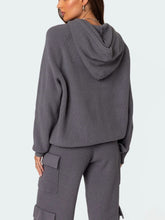 Load image into Gallery viewer, Hooded Top and Pants Sweater Set
