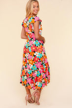 Load image into Gallery viewer, Midi Dress | Floral Dress with Side Pockets
