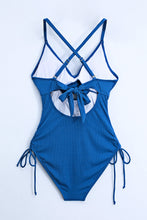 Load image into Gallery viewer, One-Piece Swimwear | Cutout V-Neck Spaghetti Strap
