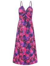 Load image into Gallery viewer, Womens Cami Dress | Twisted Printed V-Neck Cami Dress | maxi dress
