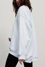 Load image into Gallery viewer, Oversize Round Neck Sweatshirt | Dropped Shoulder
