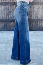 Load image into Gallery viewer, Blue High Rise Wide Leg Jeans | Bottoms/Jeans
