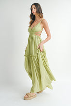 Load image into Gallery viewer, Maxi Dress | Cutout Waist Backless Maxi Dress
