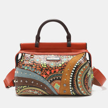 Load image into Gallery viewer, Stitch Detail Nicole Lee Handbag | USA Inlaid Stud Handbag
