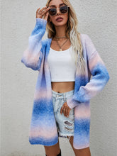 Load image into Gallery viewer, Gradient Open Front Cardigan Sweater
