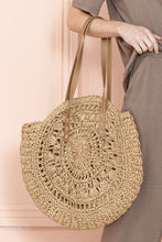 Load image into Gallery viewer, Camel Bohemian Straw Woven Round One Shoulder Bag | Shoes &amp; Bags/Shoulder Bags
