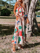 Load image into Gallery viewer, Maxi Dress | Printed Ruffle Hem Layered Dress
