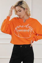 Load image into Gallery viewer, Orange Sweatshirt | Game Day Lettering
