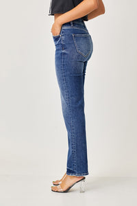 Straight Jeans | RISEN Mid Rise Slim Jeans