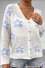 Load image into Gallery viewer, Flower Long Sleeve Cardigan
