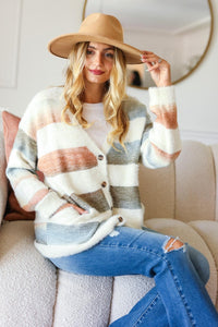 Soft Fuzzy Sweater Cardigan