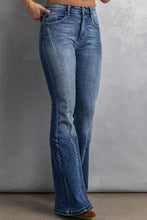 Load image into Gallery viewer, High Waist Flare Jeans with Pockets | Bottoms/Jeans
