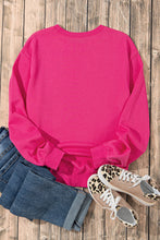 Load image into Gallery viewer, Graphic Sweatshirt | Strawberry Pink Double Heart Patch
