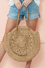 Load image into Gallery viewer, Camel Bohemian Straw Woven Round One Shoulder Bag | Shoes &amp; Bags/Shoulder Bags
