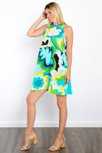 Load image into Gallery viewer, Mini Dress | Floral Sleeveless Dress with Pockets
