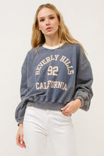 Load image into Gallery viewer, Beverly Hills CALIFORNIA Crop Sweatshirt
