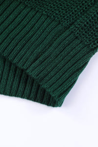 Green Dew Shoulder Juliette Knitted Sweater | Tops/Sweaters & Cardigans