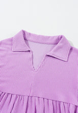 Load image into Gallery viewer, Texture Collared Neck Blouse
